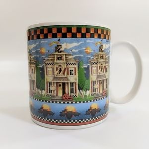 Debbie Mumm Halloween Haunted House Coffee Mug
